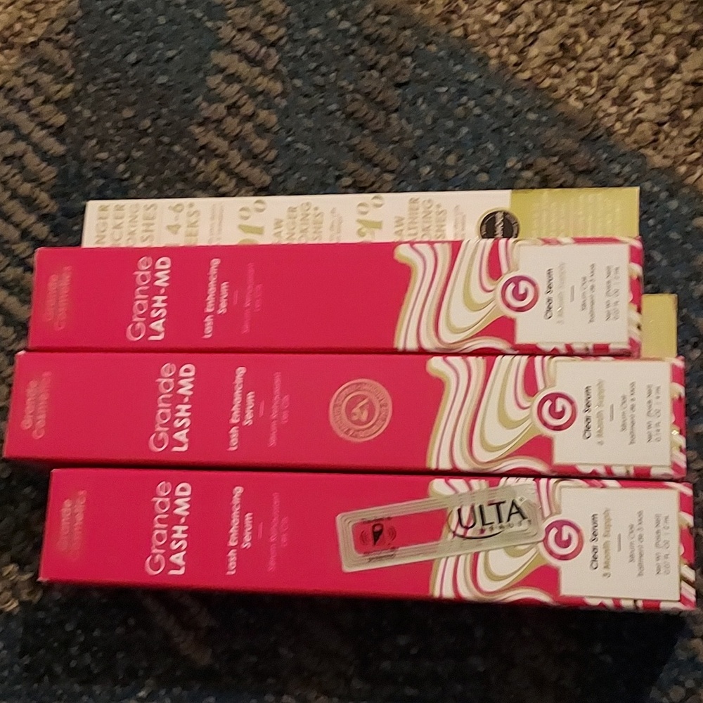 Three Grande lash MD three month supplys
